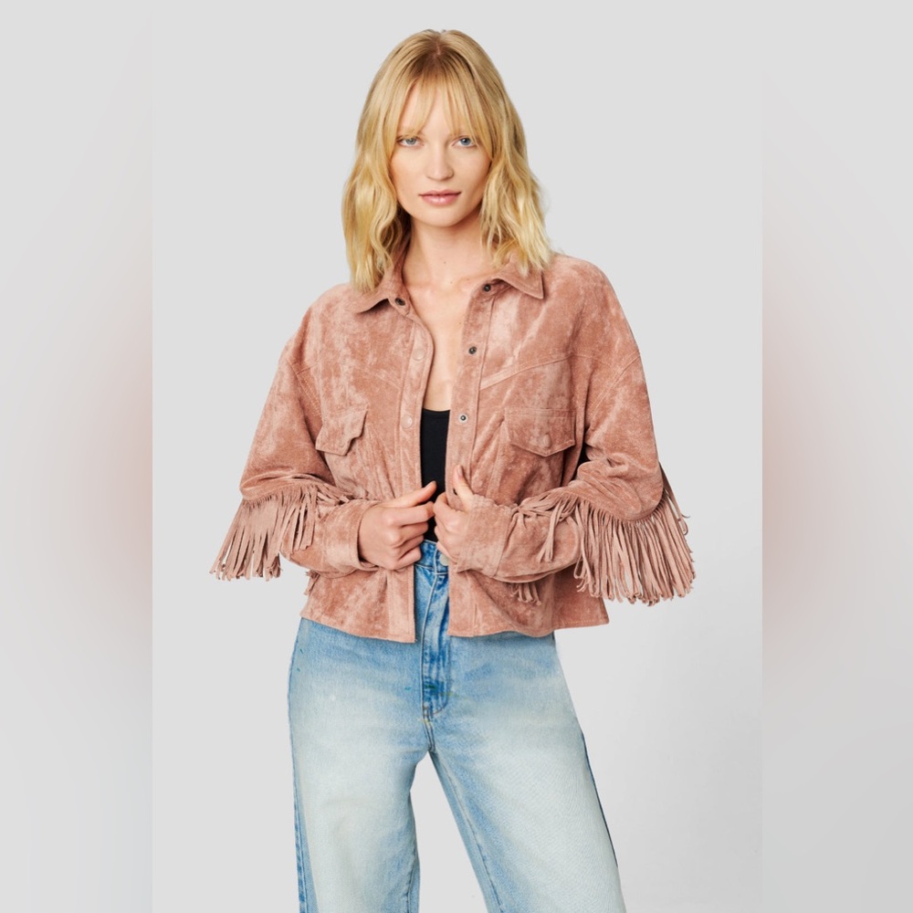 Blank NYC Dusty Rose Jacket NWOT X Small